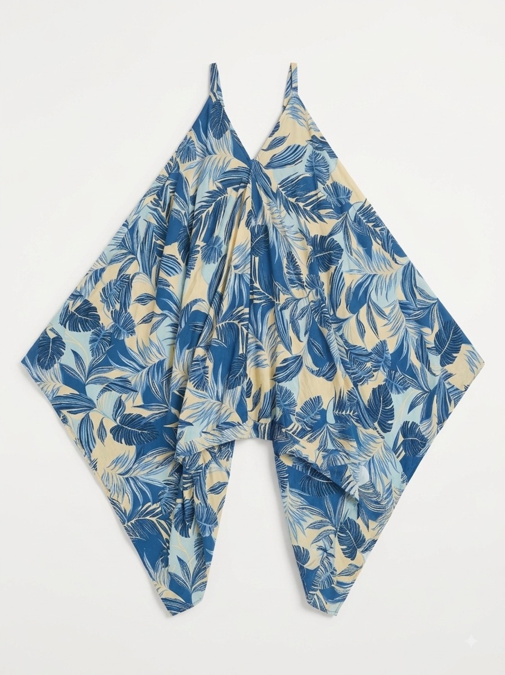 Goa Beachwear by Japan Blue Leaf-Print Poncho Shrug